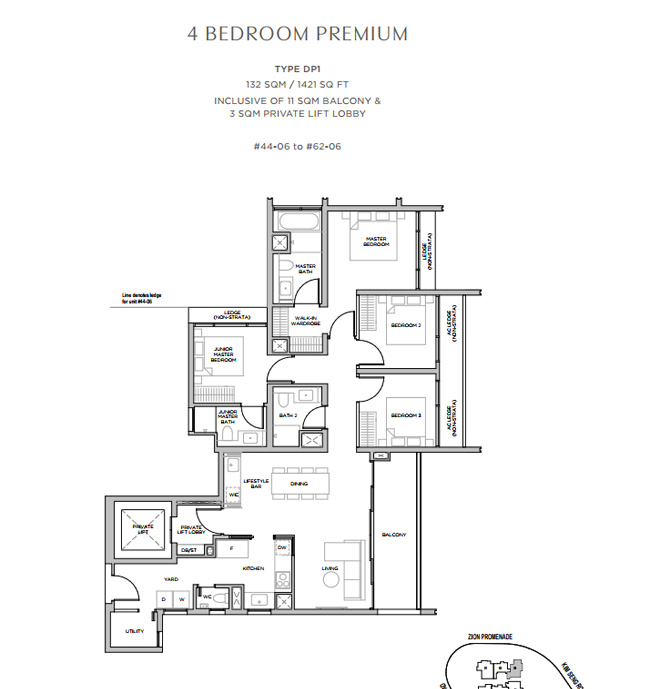 Promenade Peak Surroundings Map